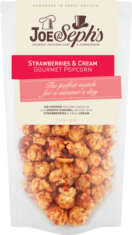JOE & SEPH'S Strawberries & Cream Gourmet Popcorn 80g