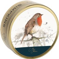 SIMPKINS Mixed Fruit Drops - Meg Hawkins Robin Tin 175g