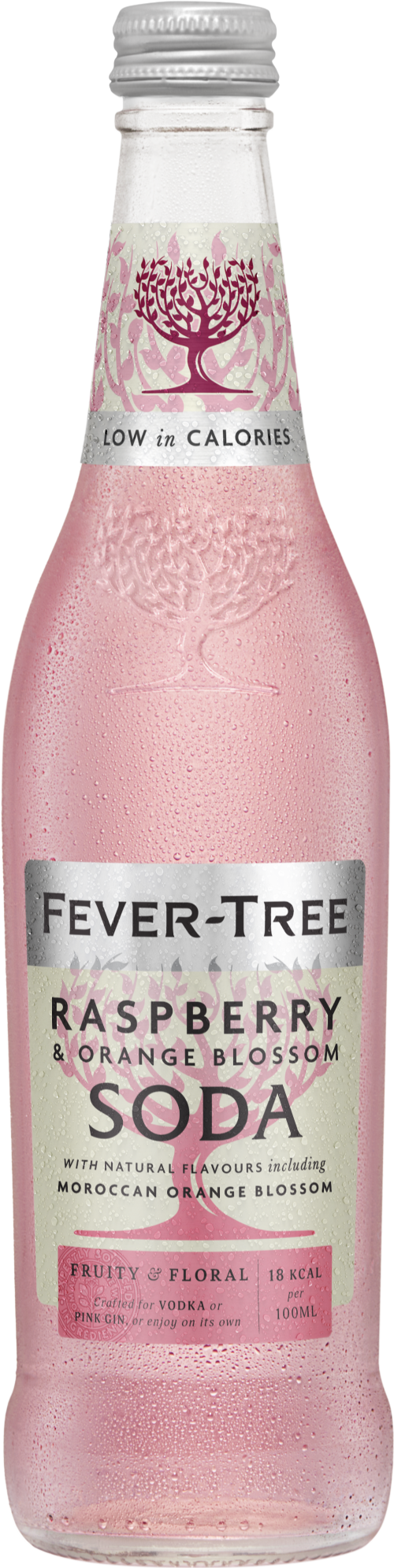 FEVER-TREE Raspberry & Orange Blossom Soda 500ml