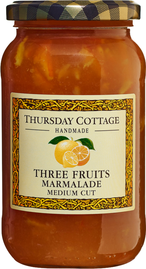 THURSDAY COTTAGE Three Fruits Marmalade 340g