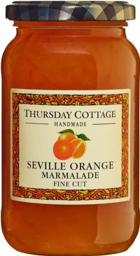 THURSDAY COTTAGE Fine Cut Seville Orange Marmalade 340g