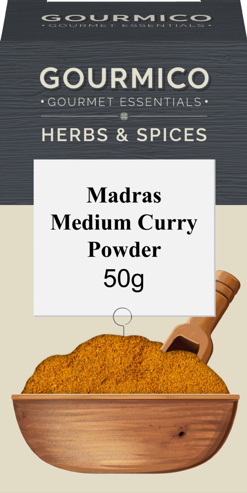 GOURMICO Madras Medium Curry Powder 50g