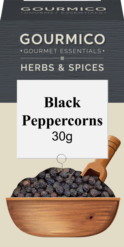 GOURMICO Black Peppercorns 30g