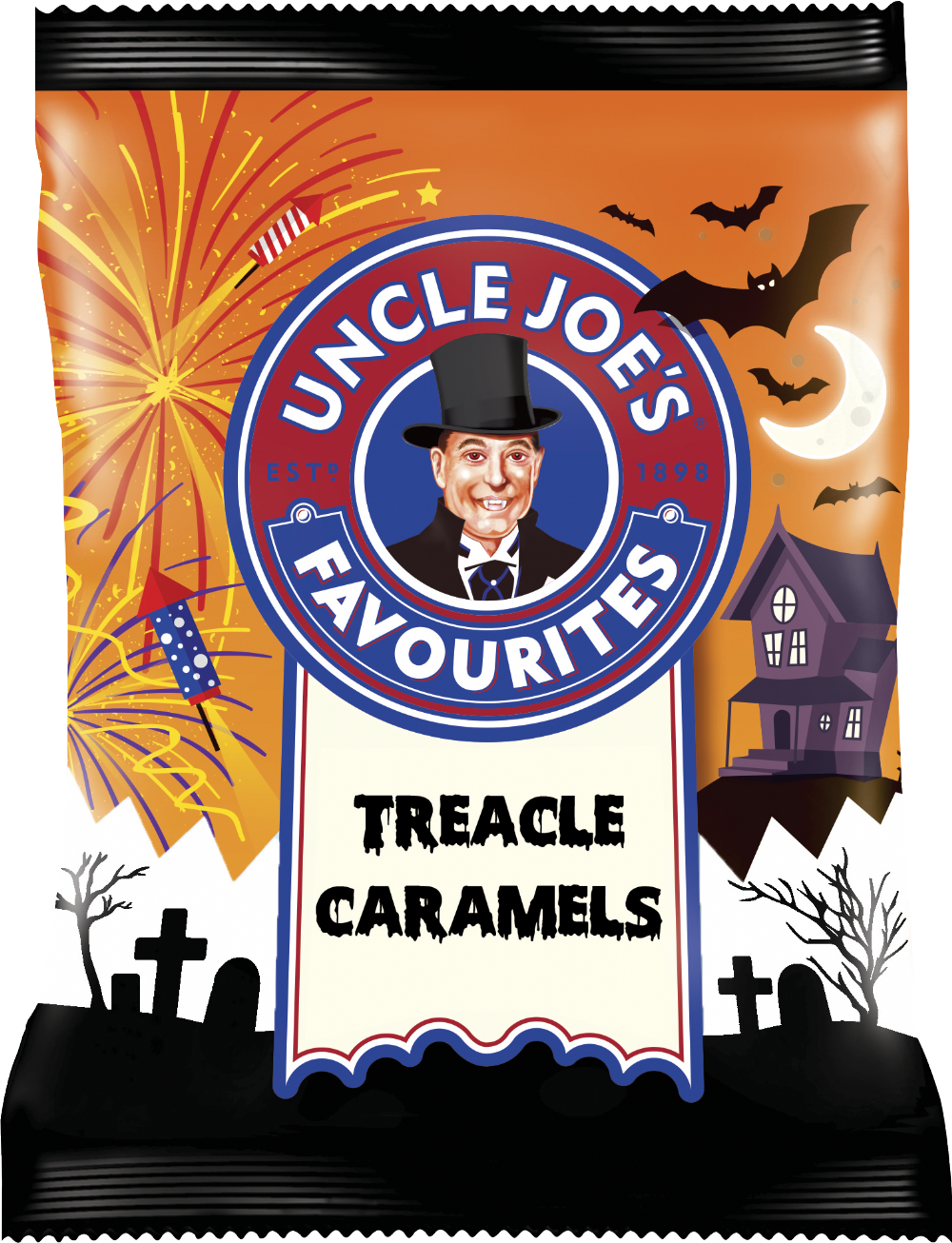UNCLE JOE'S Treacle Caramels 75g