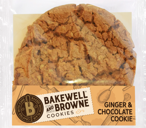 BAKEWELL & BROWNE Ginger & Chocolate Cookie 80g