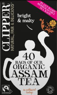 CLIPPER 40 Organic Assam Teabags 100g