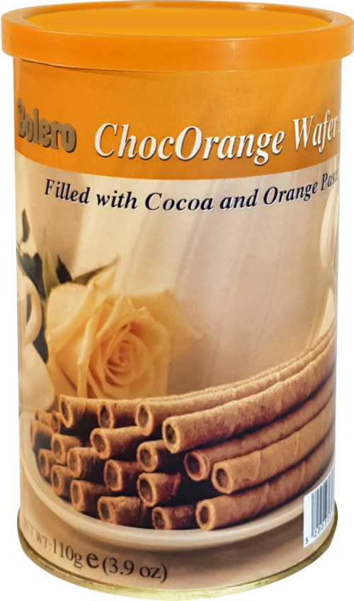 BOLERO Cocoa & Orange Wafer Sticks 110g