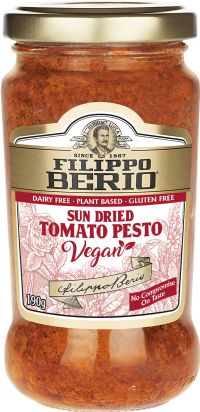 FILIPPO BERIO Vegan Sun Dried Tomato Pesto 190g