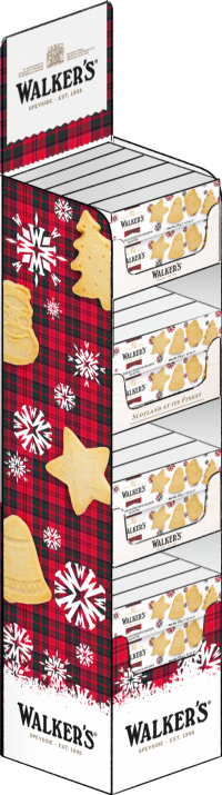 WALKER'S Festive Floor Standing Display Unit