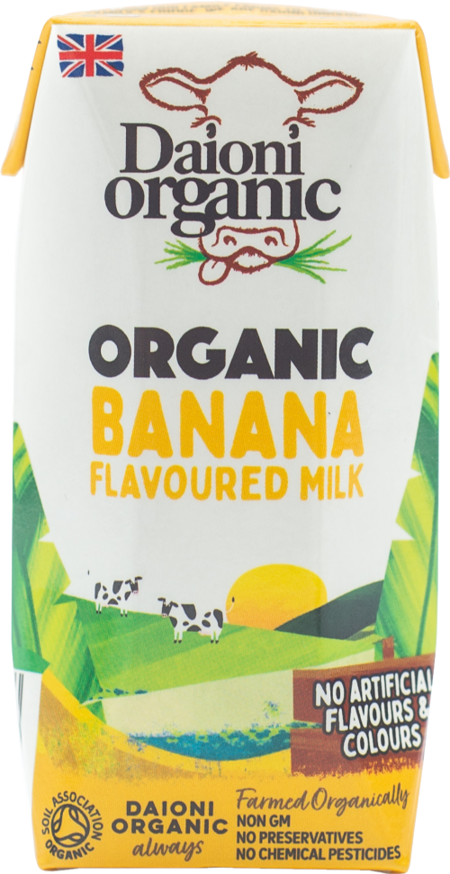 DAIONI Organic Banana Flavoured Milk 200ml