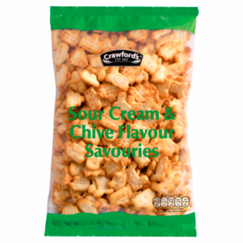 CRAWFORD'S Sour Cream & Chive Flavour Savouries 250g