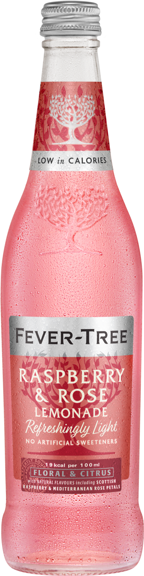 FEVER-TREE Refreshingly Light Rasp & Rose Lemonade 500ml