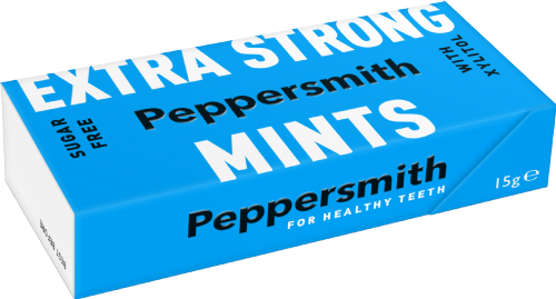 PEPPERSMITH Extra Strong Mints with Xylitol 15g