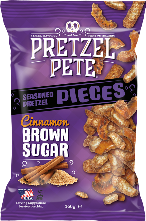 PRETZEL PETE Pretzel Pieces - Cinnamon Brown Sugar 160g