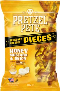 PRETZEL PETE Pretzel Pieces - Honey Mustard & Onion 160g