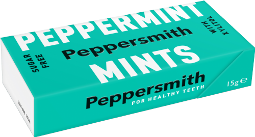 PEPPERSMITH Peppermint Mints with Xylitol 15g