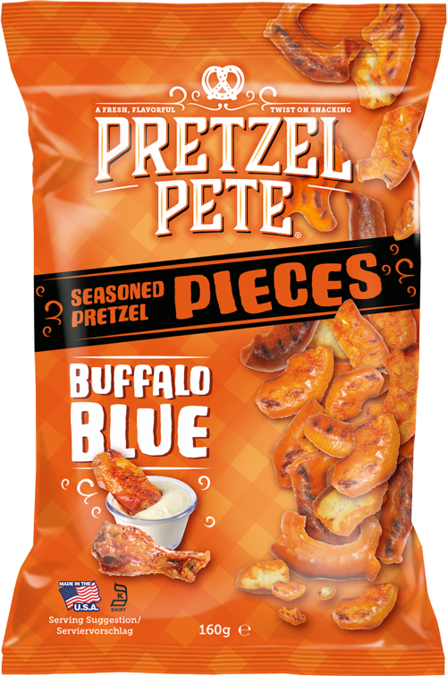 PRETZEL PETE Pretzel Pieces - Buffalo Blue 160g