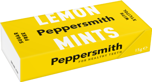 PEPPERSMITH Lemon Mints with Xylitol 15g