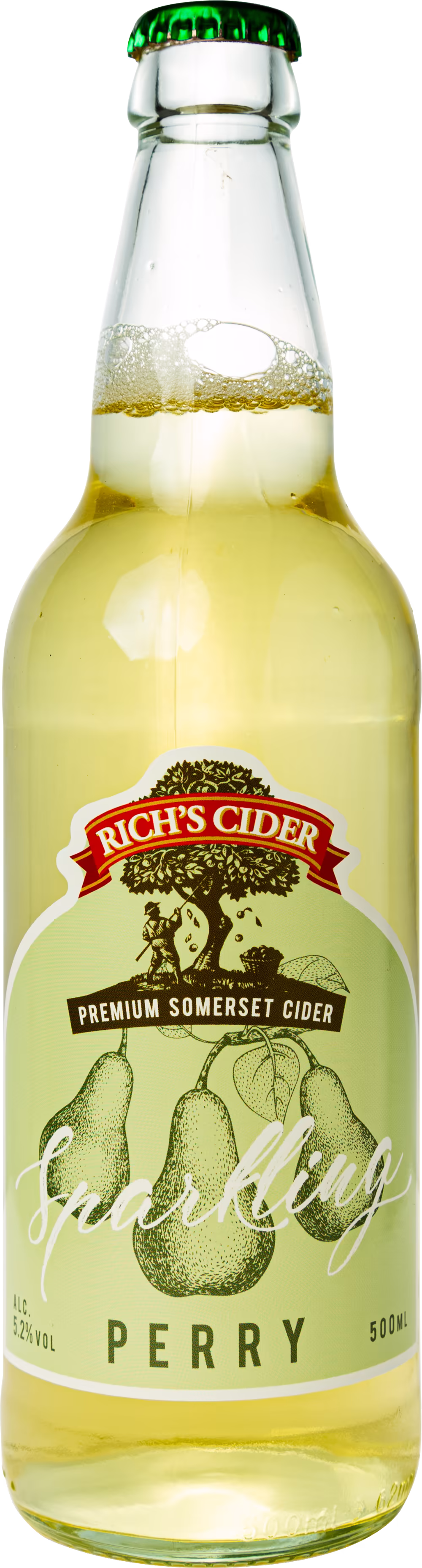 RICH'S CIDER Sparkling Perry 5.2% ABV 500ml