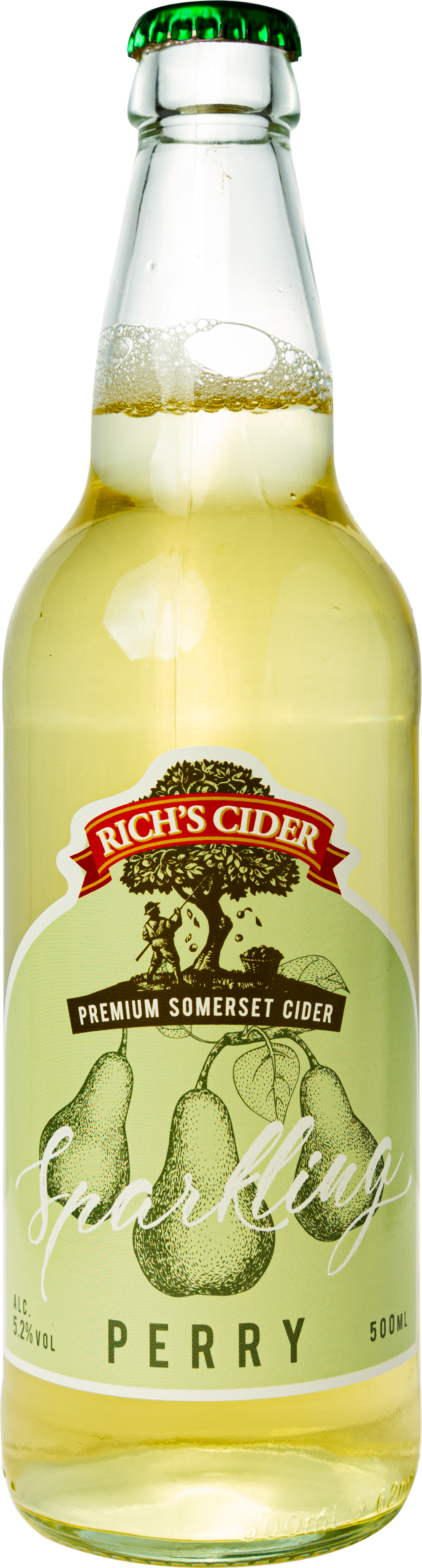 RICH'S CIDER Sparkling Perry 5.2% ABV 500ml