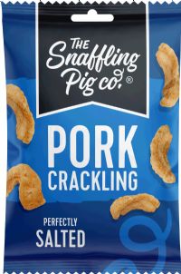 THE SNAFFLING PIG CO. Pork Crackling - Perfectly Salted 40g