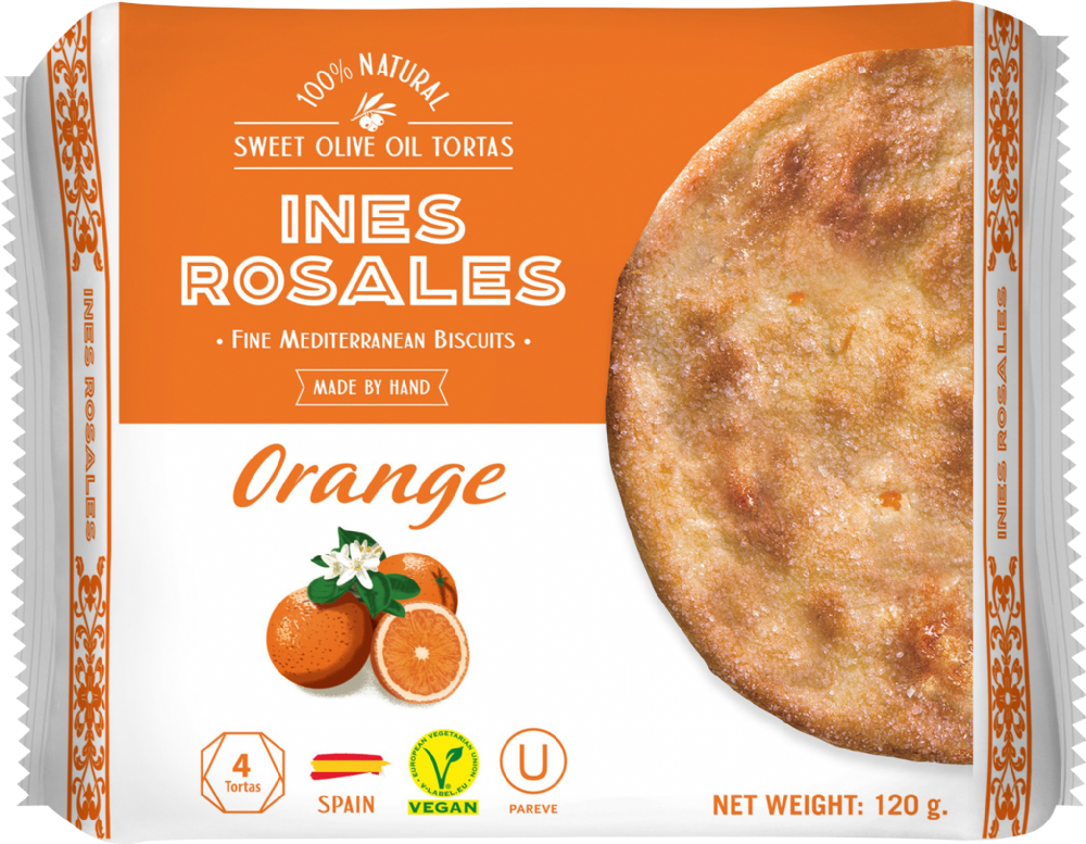 Ines Rosales Sweet Olive Oil Tortas with Orange 120g