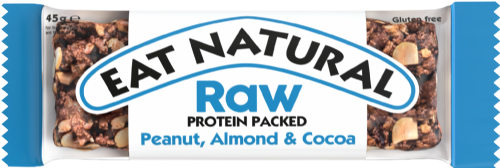 EAT NATURAL Raw Protein Packed Bar Peanut, Alm & Cocoa 45g