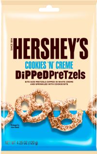 HERSHEY'S Cookies 'n' Creme Dipped Pretzels 120g