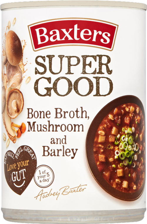 BAXTERS Super Good - Bone Broth, Mushroom & Barley 400g
