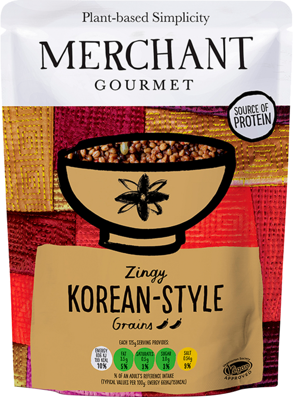 MERCHANT GOURMET Zingy Korean-Style Grains 250g