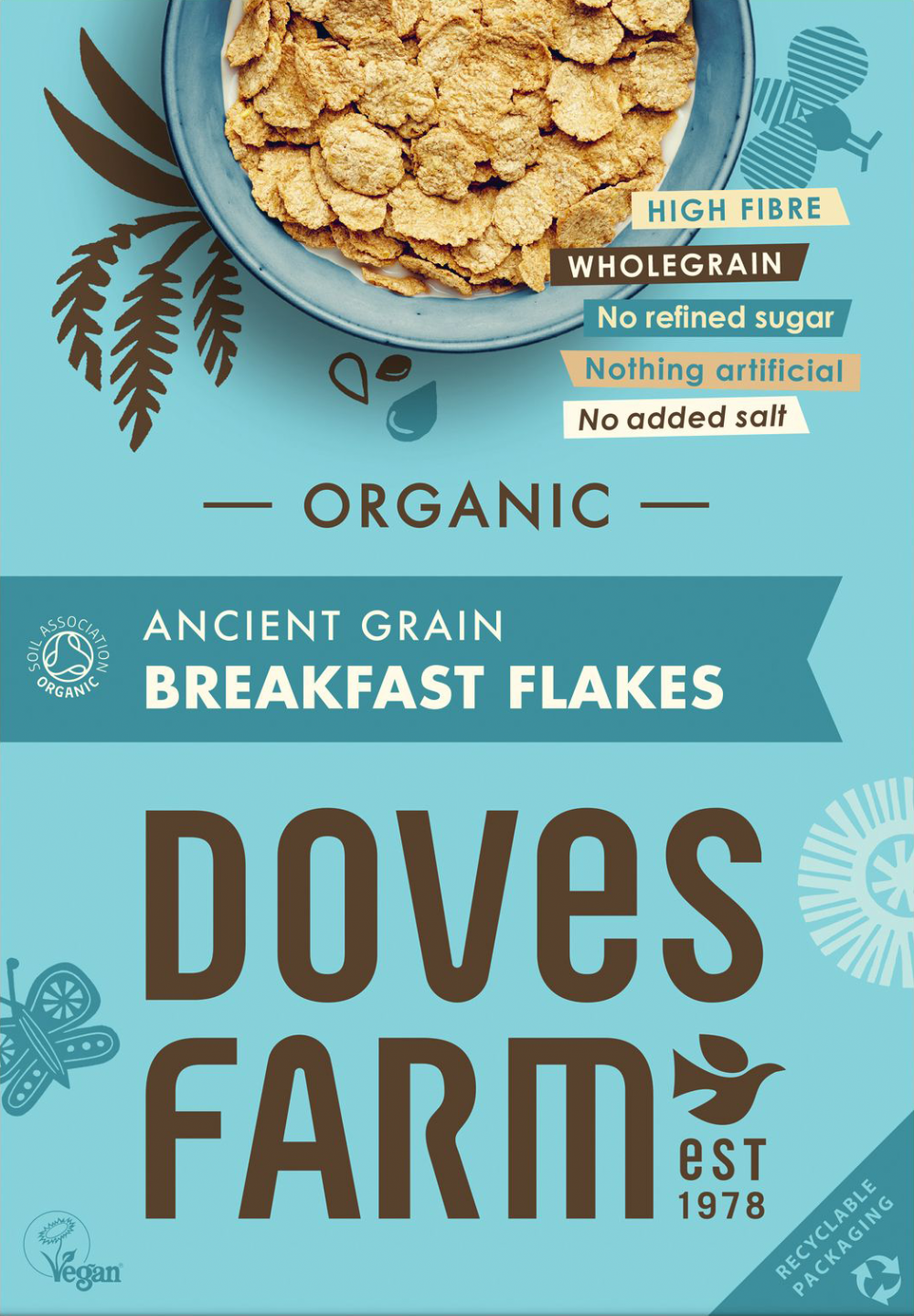 DOVES FARM Ancient Grain Breakfast Flakes 375g