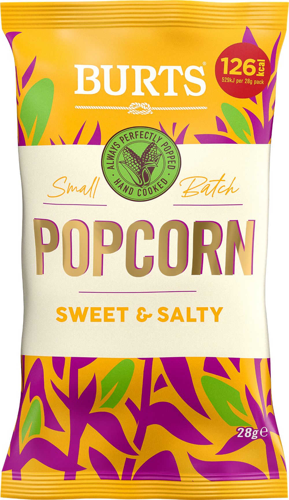 BURTS Popcorn - Sweet & Salty 28g