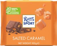 RITTER SPORT Salted Caramel Milk Chocolate 100g