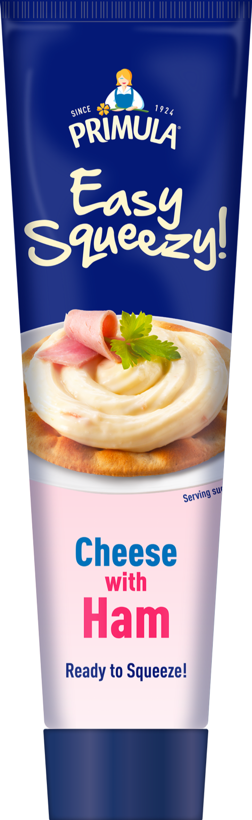 PRIMULA Easy Squeezy! Cheese with Ham 100g