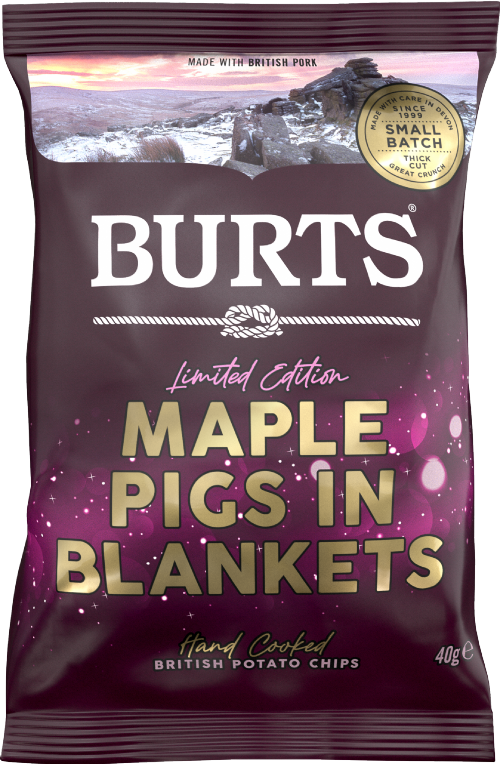 BURTS Potato Chips - Maple Pigs in Blankets 40g