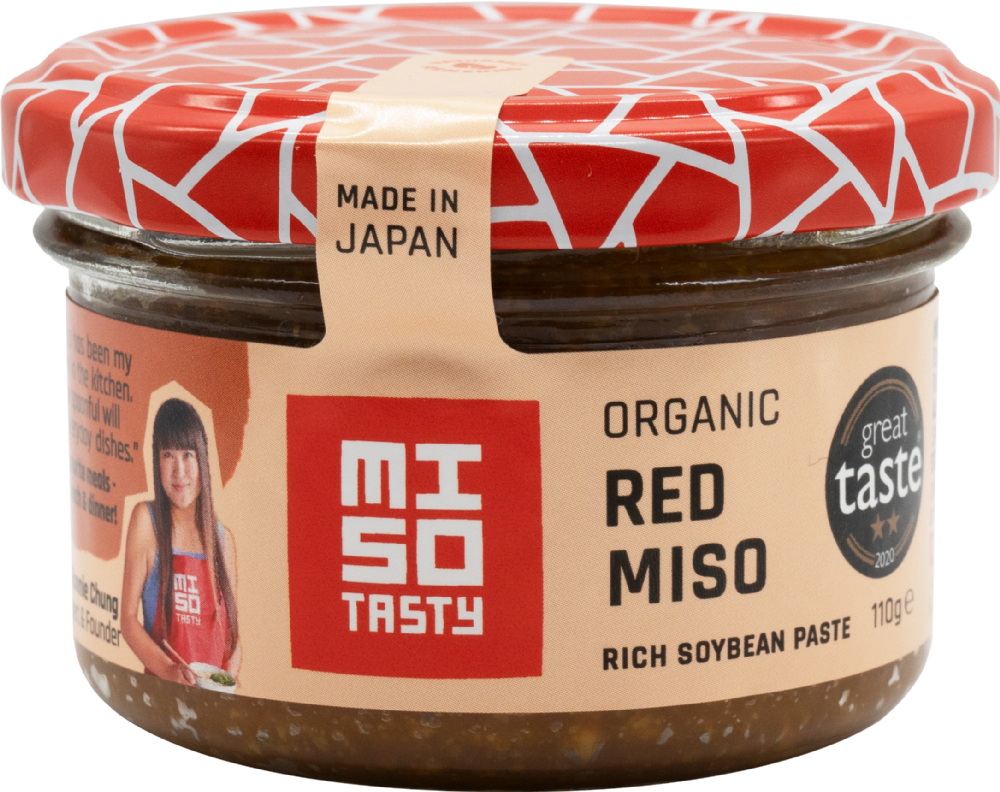 Holleys Fine Foods MISO TASTY Organic Red Miso Rich Soybean Paste 110g