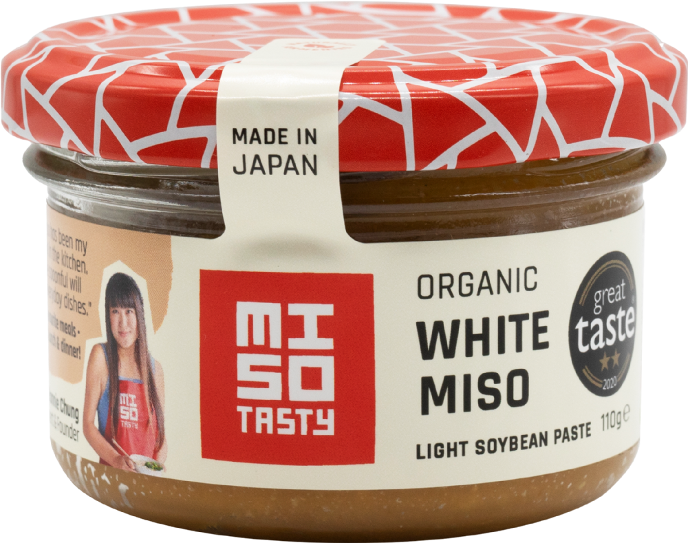 Holleys Fine Foods MISO TASTY Organic White Miso Light Soybean Paste 110g