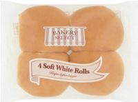 BAKERY SELECT 4 Soft White Rolls