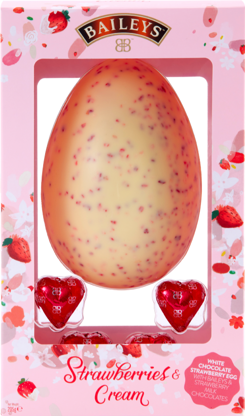 LIR Baileys Strawberries & Cream Egg with Hearts 205g