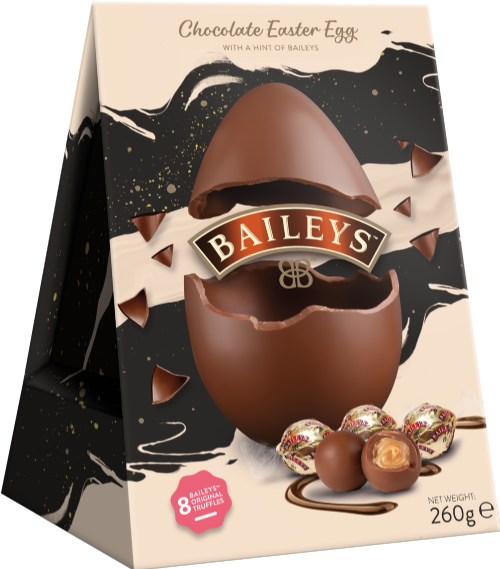 LIR Baileys Milk Chocolate Egg with Truffles 260g