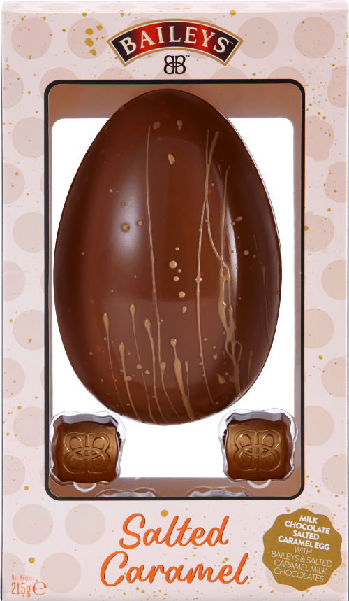 LIR Baileys Salted Caramel Egg with Milk Chocolates 215g