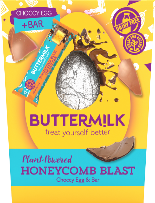 BUTTERMILK Honeycomb Choccy Egg & Bar 175g