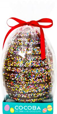 COCOBA Milk Chocolate Egg with Sprinkles 250g