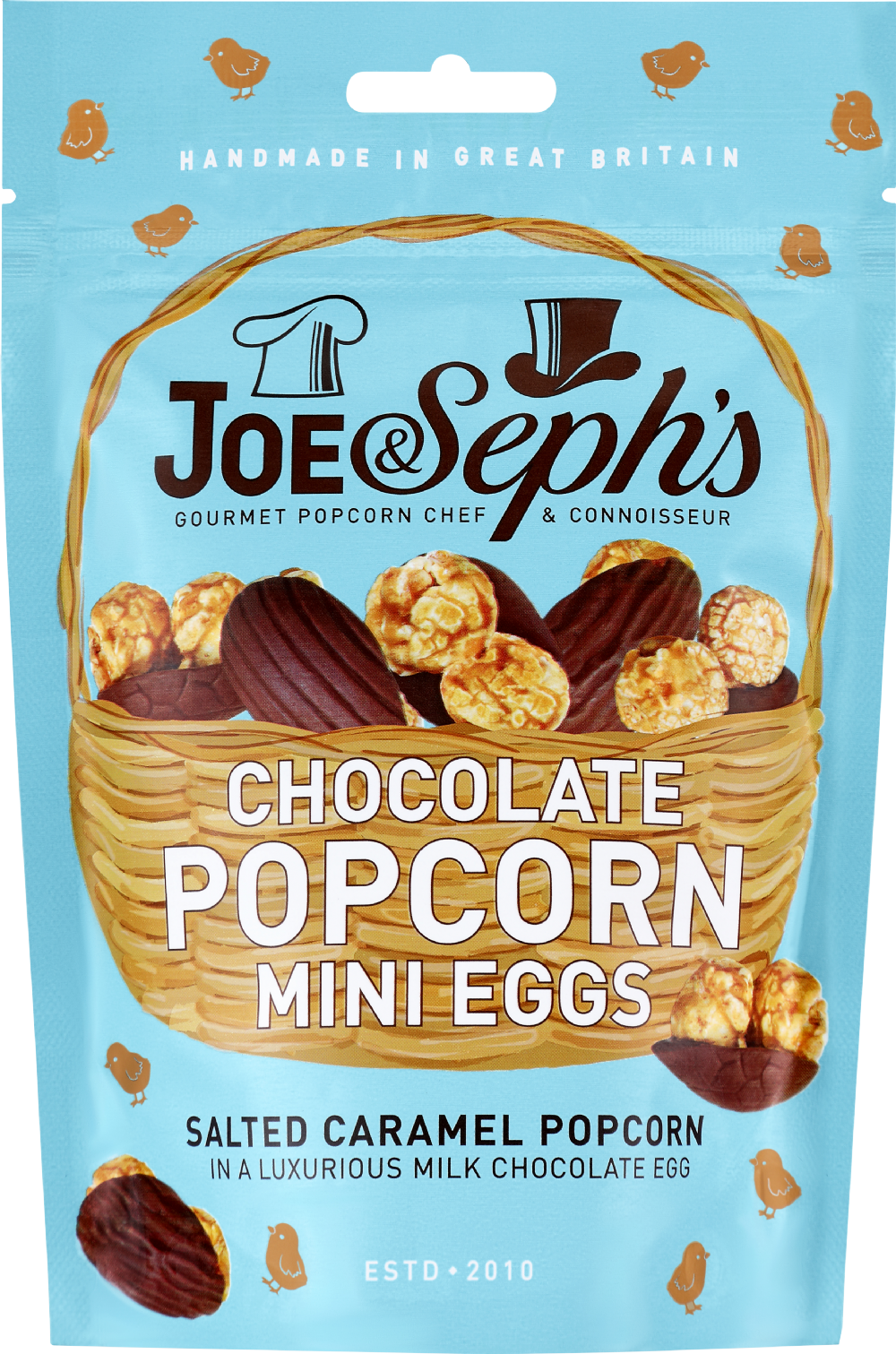 Joe & Seph's Chocolate Popcorn Mini Eggs 60g