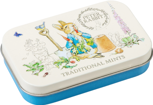 NEW ENGLISH TEAS Peter Rabbit Tin - Traditional Mints 35g