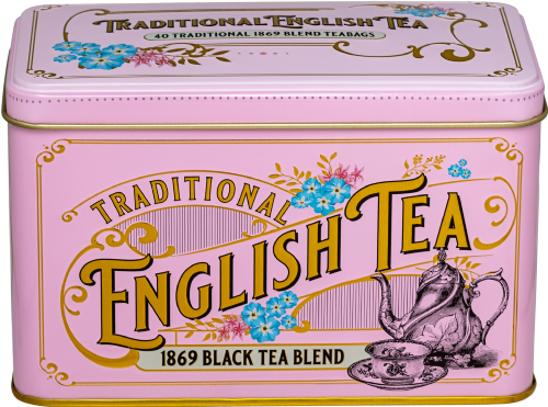 NEW ENGLISH TEAS 1869 Black Tea Tin - 40 Teabags 80g