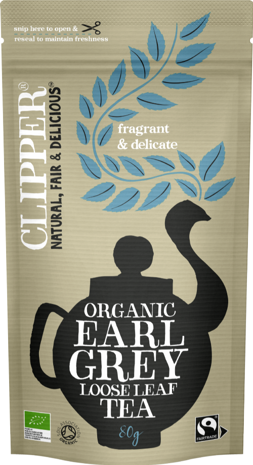CLIPPER Organic Earl Grey Loose Leaf Tea - Pouch 80g