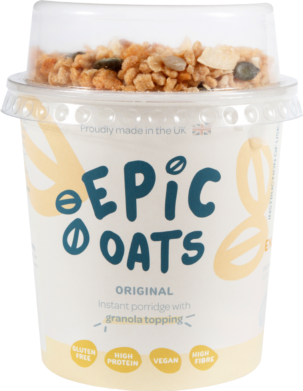 EPIC OATS Instant Porridge / Granola Topping - Original 60g