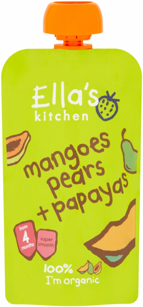 ELLA'S KITCHEN Mangoes, Pears & Papayas 120g