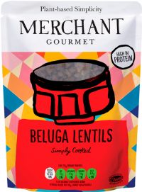 MERCHANT GOURMET Beluga Lentils - Simply Cooked 250g